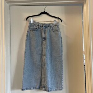 Mango Denim Skirt, Size S.